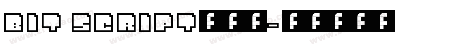 Bit Script转换器字体转换